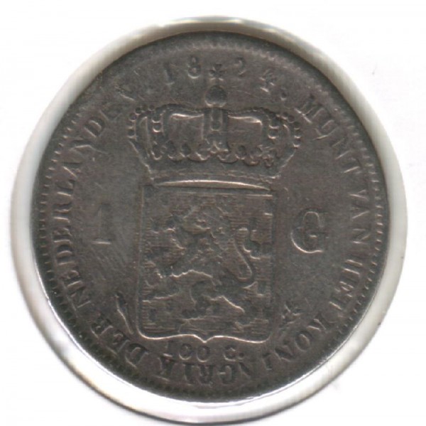Gulden 1824 U zf/zf-